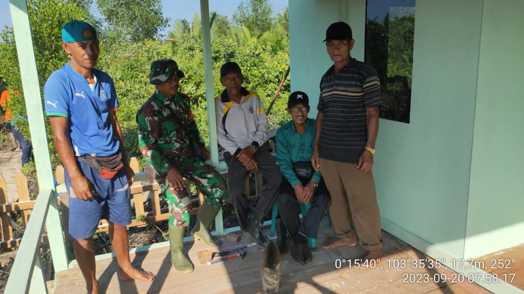 Pupuk Terus Kebersamaan, Koramil 10/Pelangiran Ajak Masyarakat Utamakan Hidup Rukun