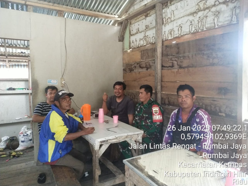 Babinsa Koramil 03/Tpl Kenalkan Peluang TNI AD Kepada Warga Binaan