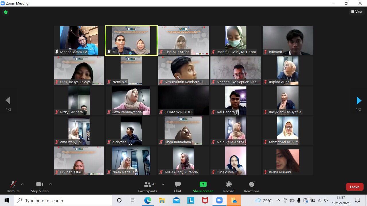 SEF Gelar Sharing Diskusi Bersama Batam TV dan Universitas Putra Batam