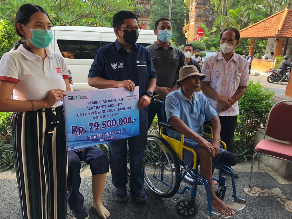 Jasa Raharja Peduli Lingkungan Dan Penyandang Disabilitas Untuk Recovery Di Bali