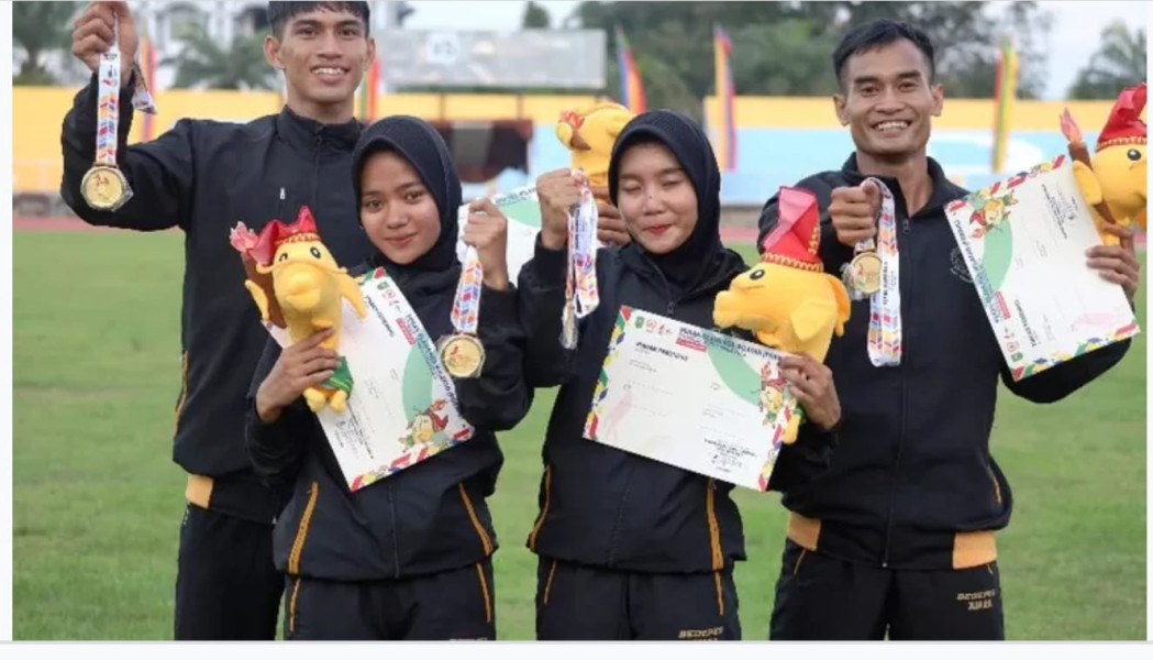 Tak Terbendung, Babel Pertahankan Gelar Juara Umum Cabor Atletik