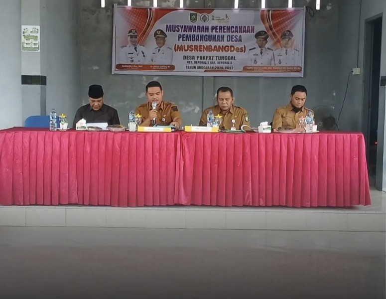 Pemerintahan Desa Prapat Tunggal Gelar Musrenbangdes Tahun Anggaran 2026–2027