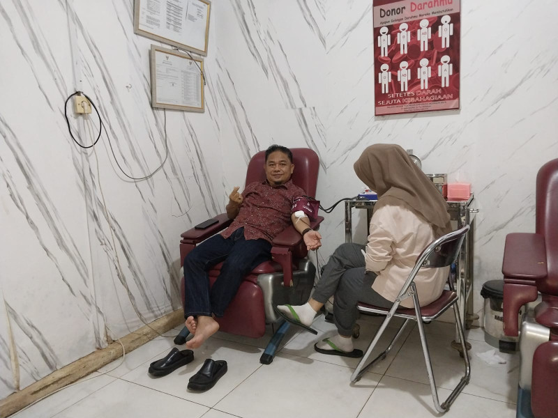 Bang Feri : Ayo Bersama Kita Jaga Pola Hidup Sehat Dengan Berdonor Darah