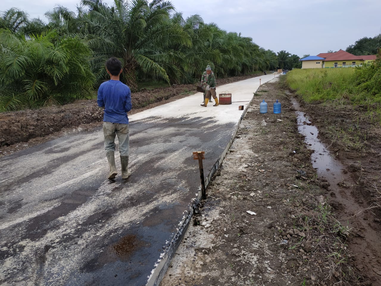 Masyarakat Desa Api Api Penuhi Harapan  Hasil Pembangunan Jalan TMMD ke 108 Kodim 0303/Bengkalis