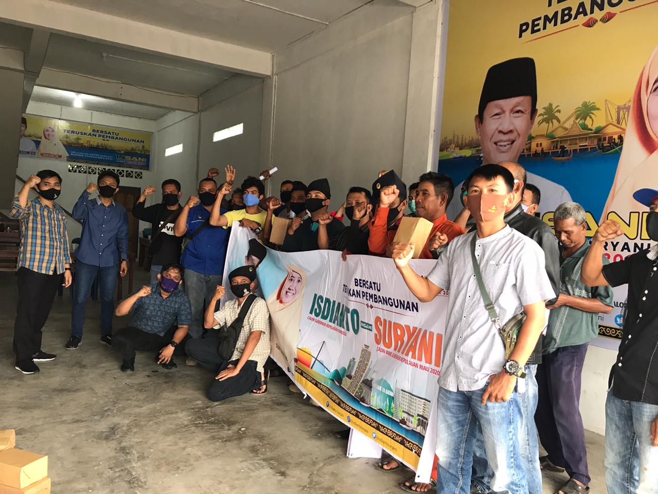 Semakin Deras, Dukungan dari Relawan Untuk Gubernur Kepri H.Isdianto Terus Mengalir