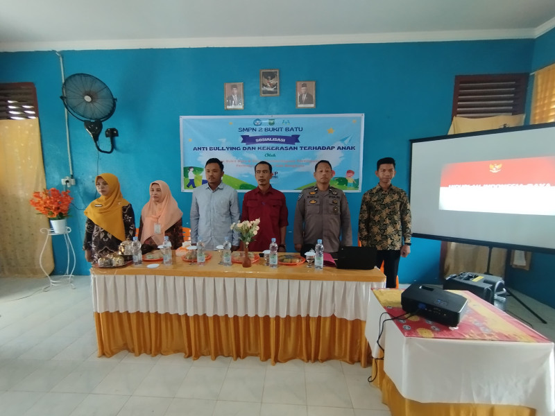 Cegah Perundungan, SMP N 2 Bukit Batu Sosialisasi Anti Bullying
