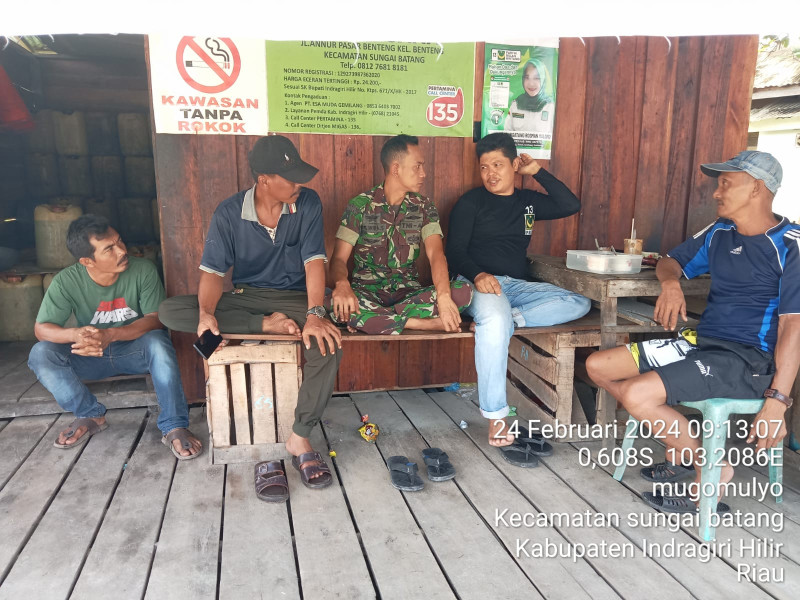 Berikan Informasi, Koramil 07/Reteh Himbau Untuk Hindari Narkoba