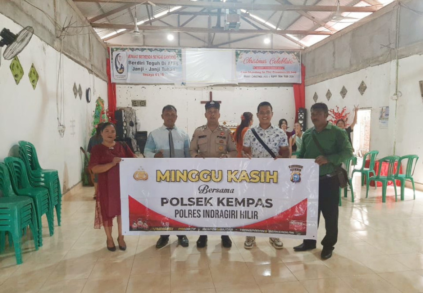 Minggu Kasih Bersama Polsek Kempas, Tingkatkan Kamtibmas Jelang Pilkada Serentak 2024