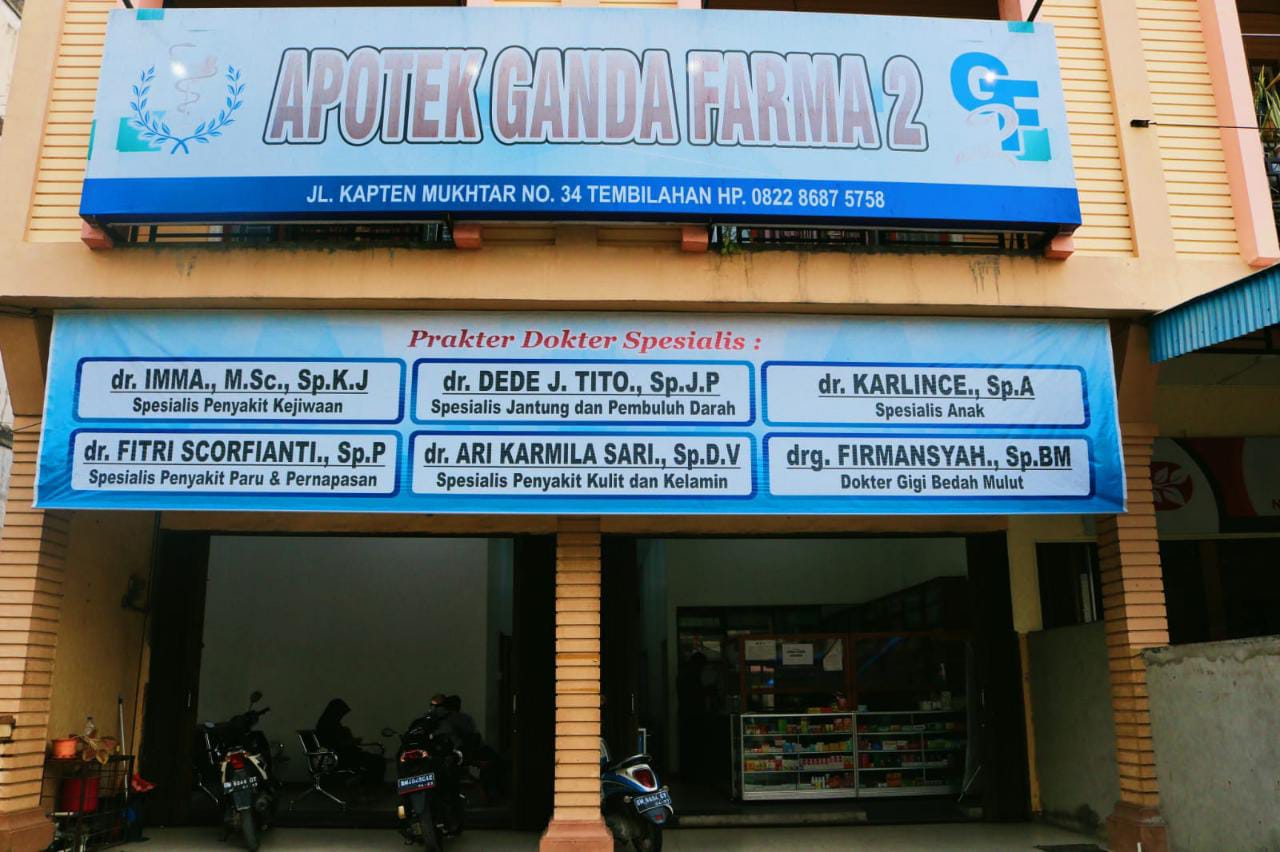 KEREEEN...! Rasakan Kenyamanan Pelayanan dan Konsultasi Spesialis Apotek Ganda Farma 2 Tembilahan