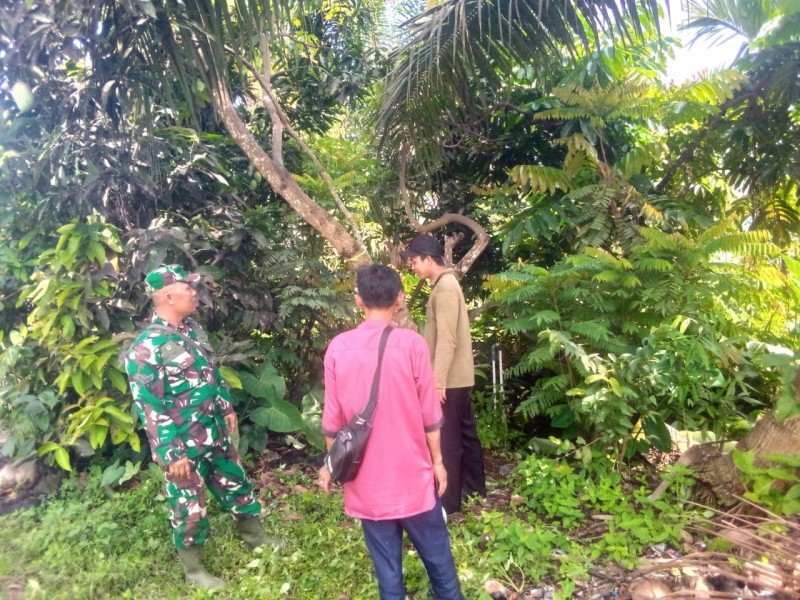 Masyarakat Dukung Patroli Tapal Batas Babinsa Koramil 03/Tempuling