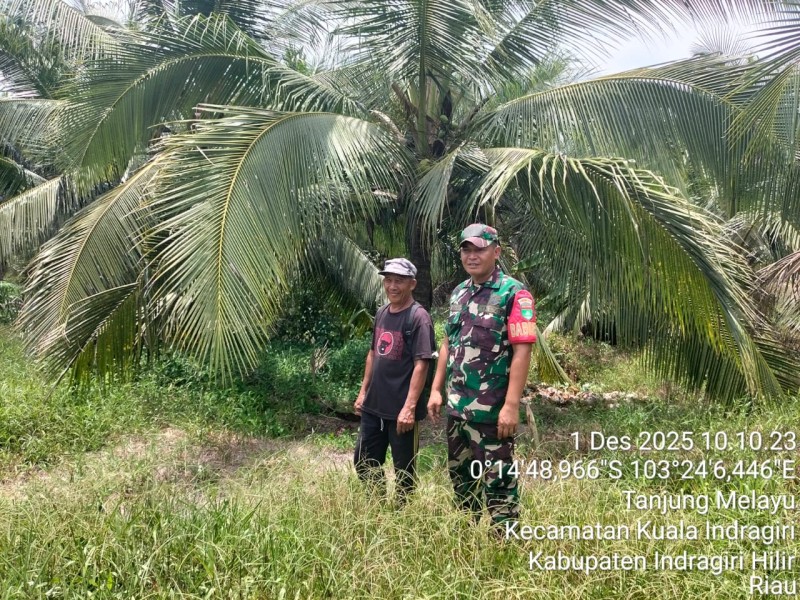 Babinsa Serda Ali B. Harahap Terus Jaga Keamanan dan Ketertiban di Wilayah Binaannya Dengan Patroli