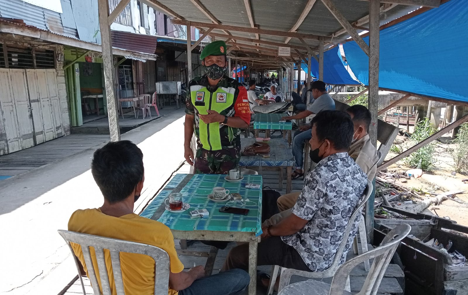 Pelaksanaan Penegakan Disiplin Prokes Guna Pencegahan Covid-19 Oleh Pelda Zulfahmi