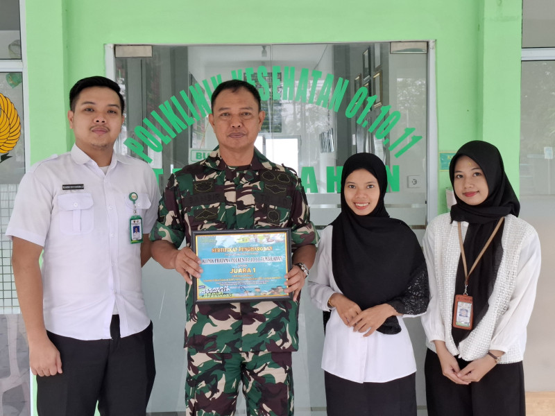 Polkes Kodim 0314/Inhil Raih Juara Pertama Lomba Video Edukasi Dalam Rangka Hari TB