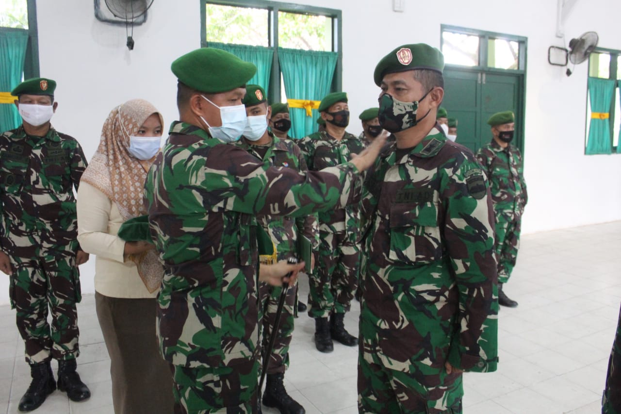 Dandim 0314/Inhil Pimpin Sertijab 4 Danramil, Ini Pesan-pesannya