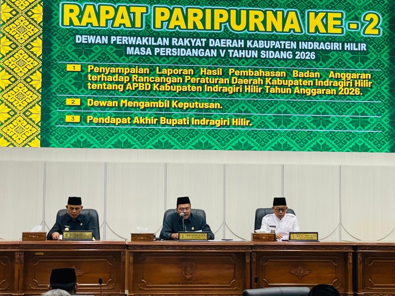 APBD Inhil 2026 Resmi Disahkan, Dorong Kemajuan Daerah