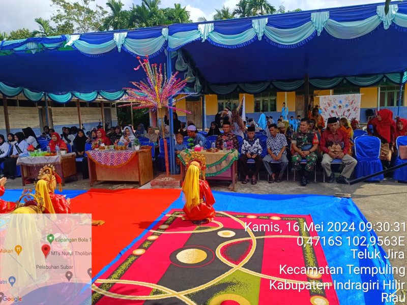 Babinsa Koramil 03/Tpl Hadiri Perpisahan Pelepasan Siswa/i Kelas IX MTs Nurutthalibin Desa Teluk Jira