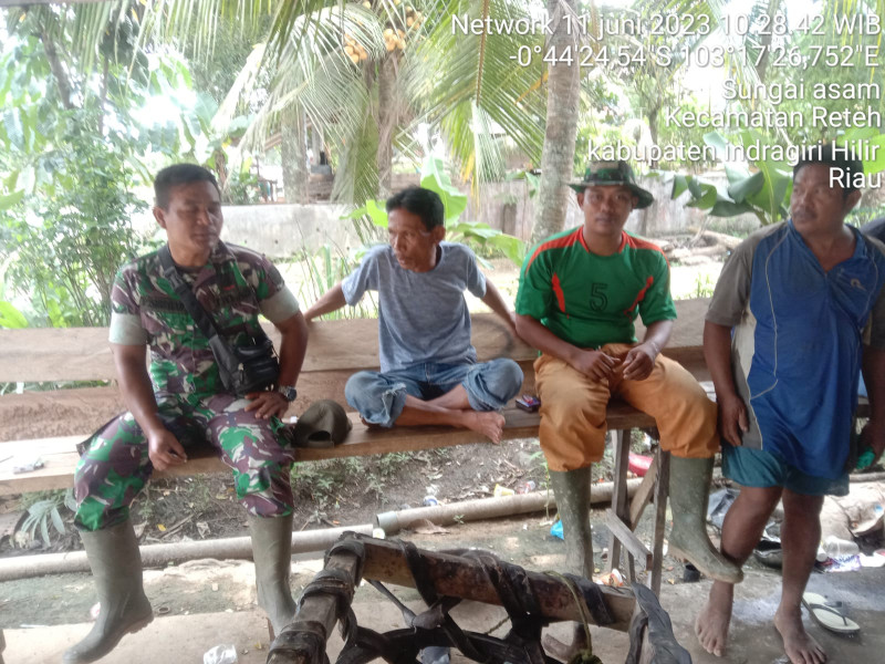 Ajak Masyarakat Untuk Mencegah Kemalingan Bersama Serda Pardamean