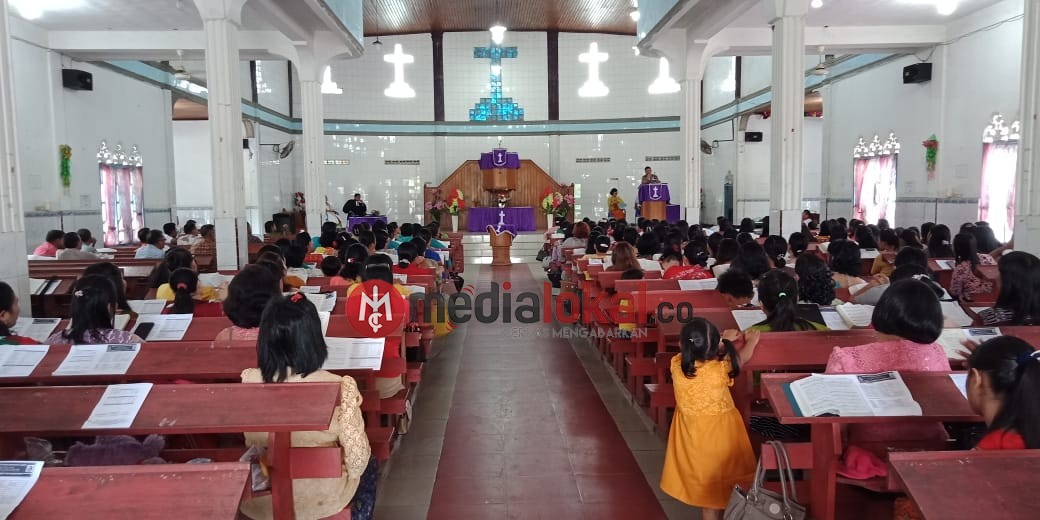 Kapolsek Bagan Sinembah Sosialisasikan Pencegahan Virus Corona pada Jemaat Gereja