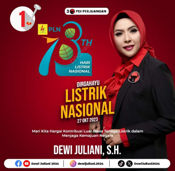HLN 2024, Dewi Juliani Ingatkan Warga Tetap Harus Hemat Energi dan Konservasi Listrik