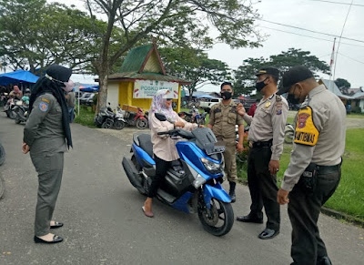 Satuan Polisi Pamong Praja Tempuling Gencar Lakukan Penegakkan Protokol Kesehatan