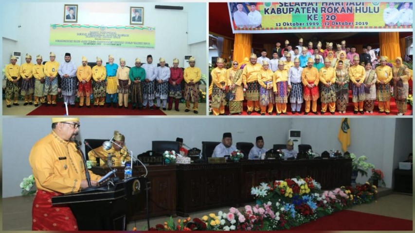 Upacara Hari Jadi ke 20 Rokan Hulu dihadiri Wakil Gubernur Riau