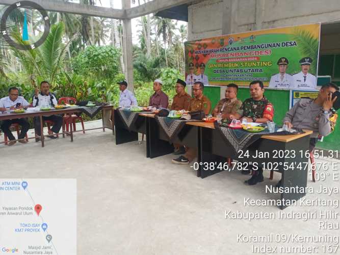 Babinsa Koramil 09/Komuning Dampingi Musyawarag Terkait Perencanaan Pembangunan Desa