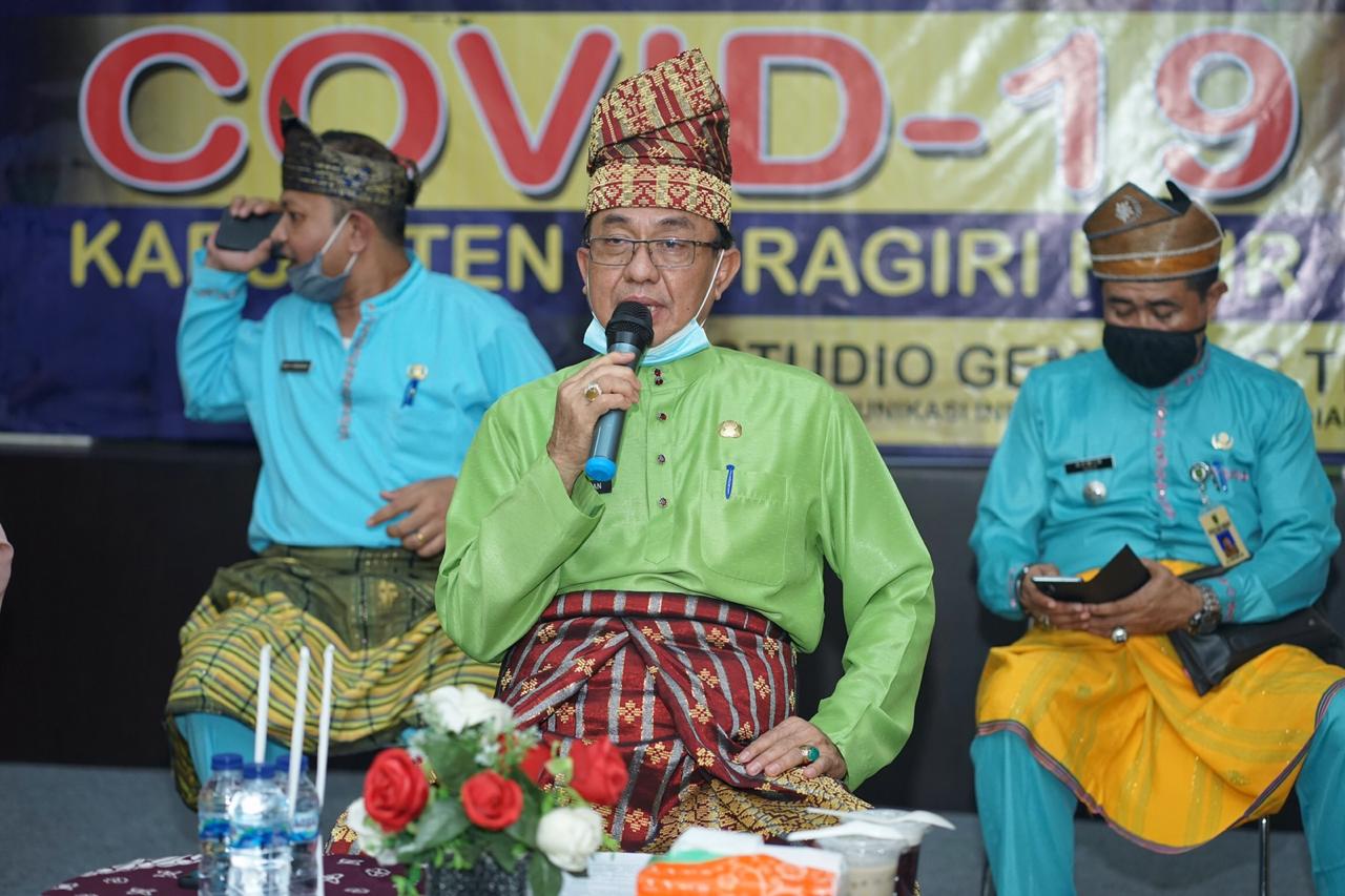 Bupati Inhil Perintahkan Pihak Kecamatan agar Segera Salurkan BST Tahap II 