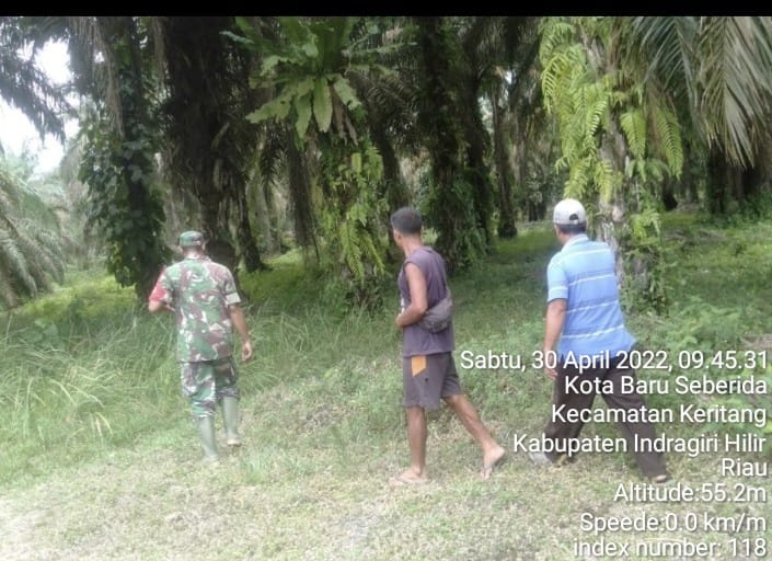 Serka Harianto Malau Menghimbau Masyarakat Agar Tidak Membuka Lahan Sembarangan
