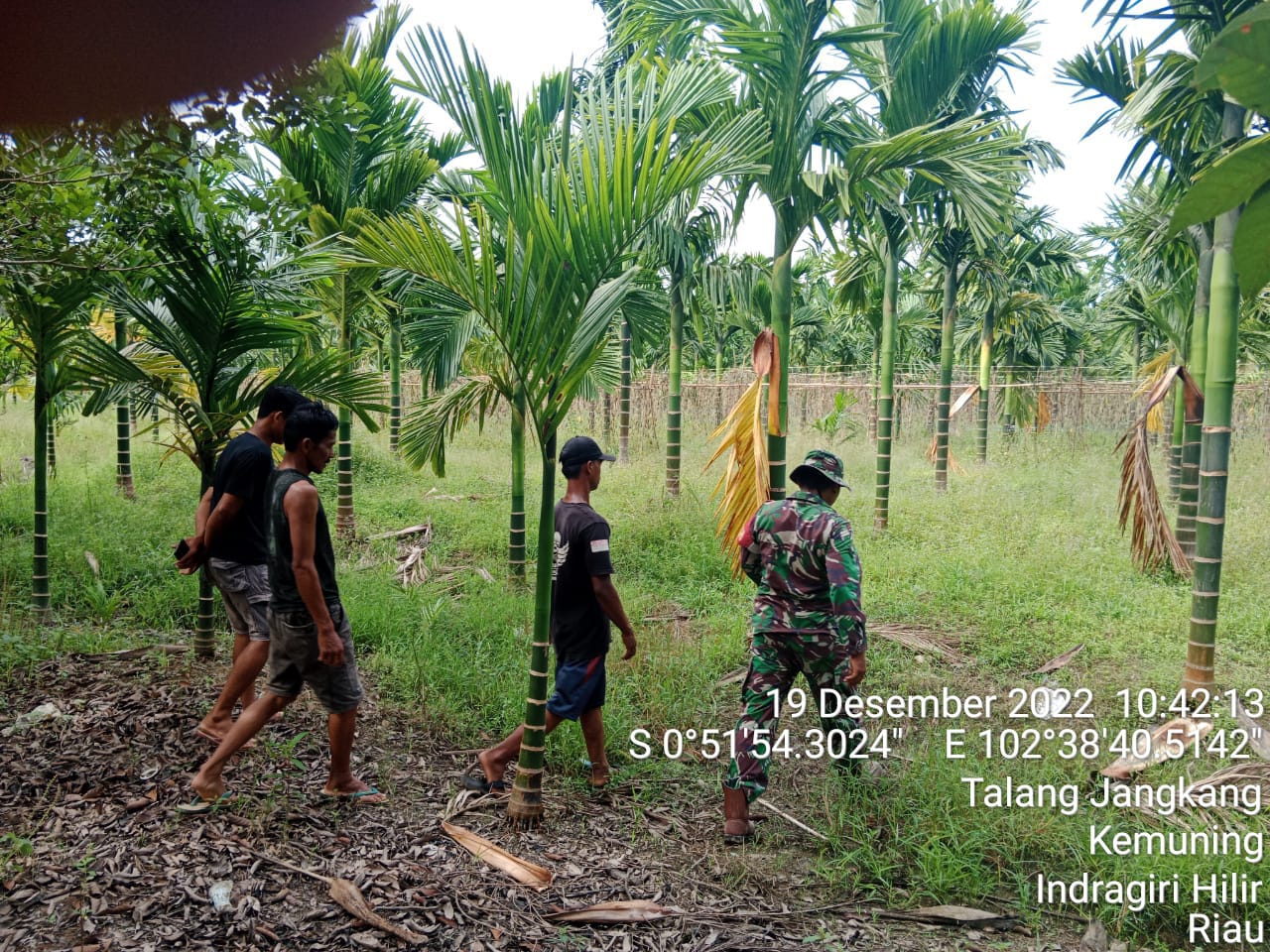 Bersama Masyarakat dan Juga Babinsa Koramil 09/Kemuning Rutin Turun Ke Wilayah