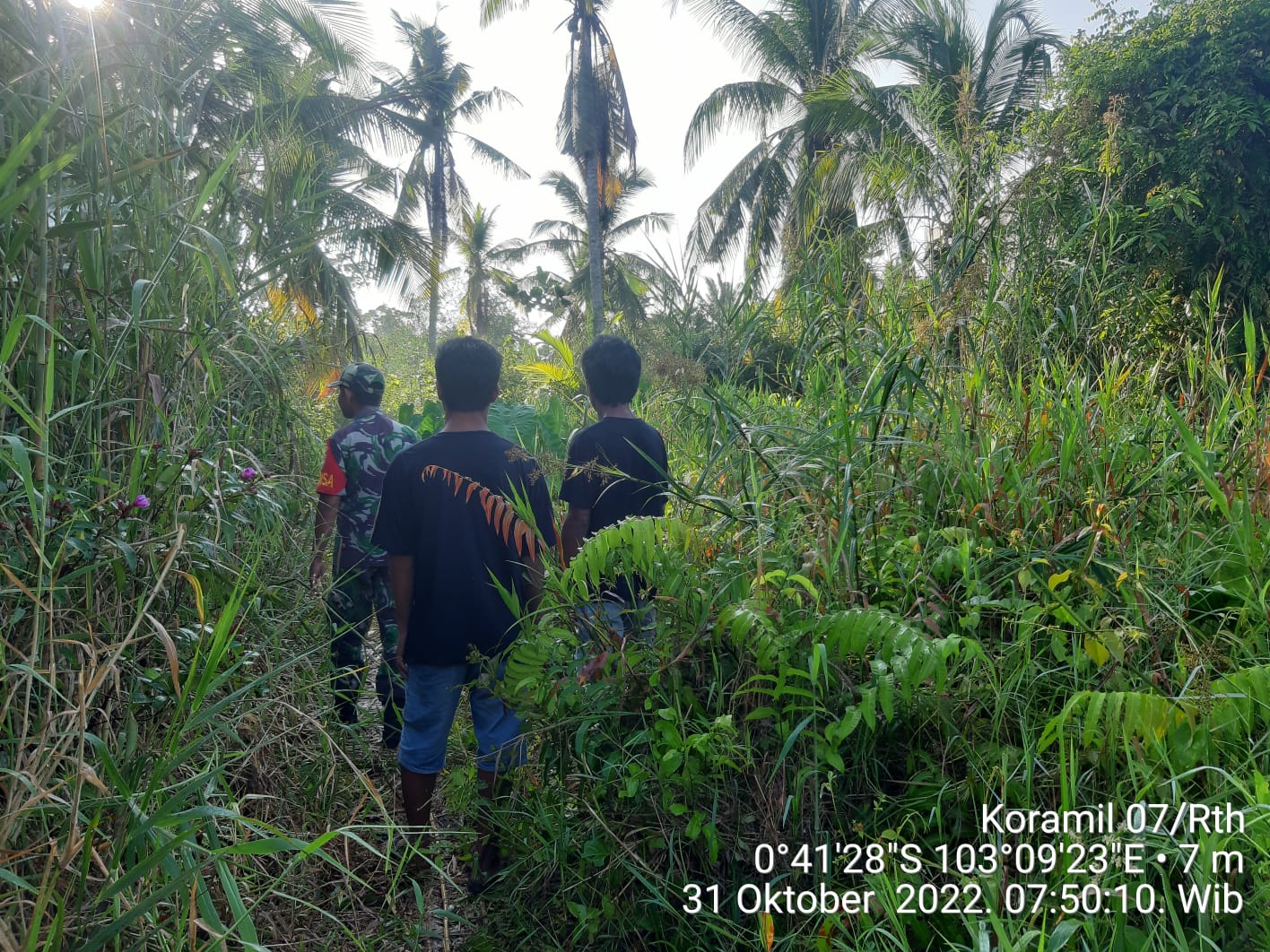 Sosialisasi Karlahut Oleh Serda Ramli