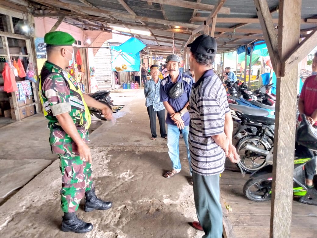 Sertu K. Panjaitan Lakukan Kegiatan Disiplin Prokes di Binaan