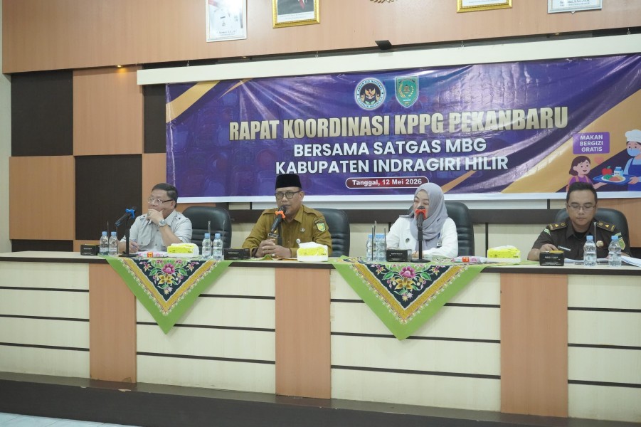MBG di Inhil Tak Bisa Jalan Sendiri, Sekda Tekankan Kekompakan Antar Unsu