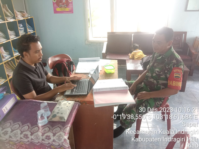 Berikan Pelayanan Yang Baik Kepada Masyarakat Melalui Komsos Koramil 04/Kuindra