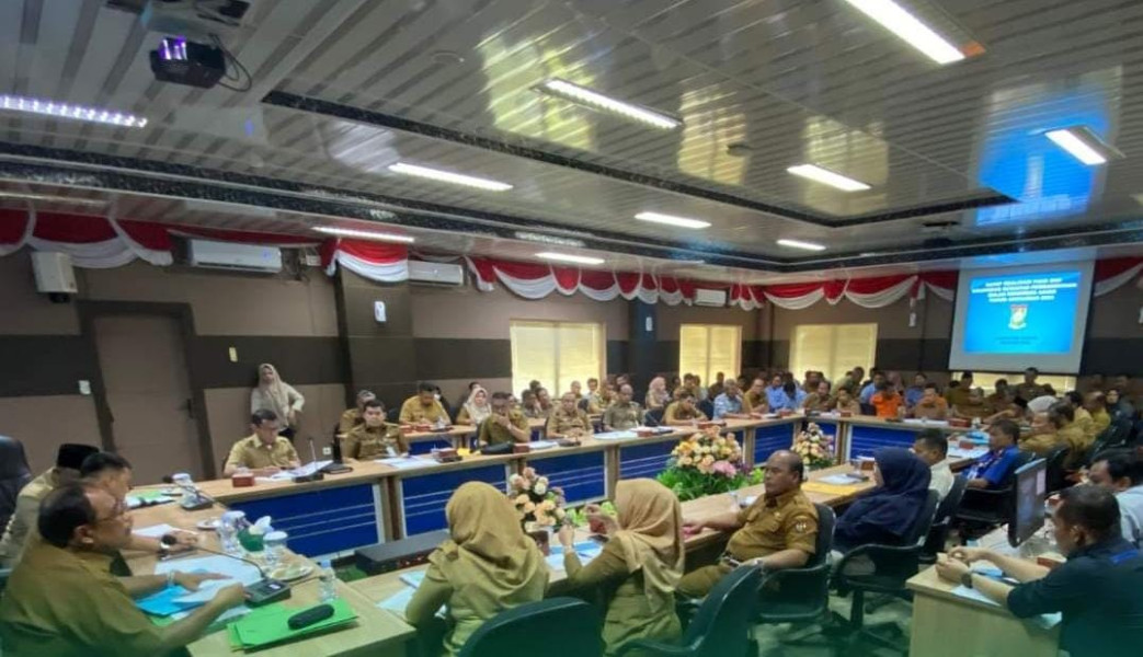 Terkait Pembangunan Daerah, Pj Bupati Kampar Gelar Evaluasi Realisasi Fisik dan Keuangan Sekaligus Persiapan Anggaran Tahun 2024