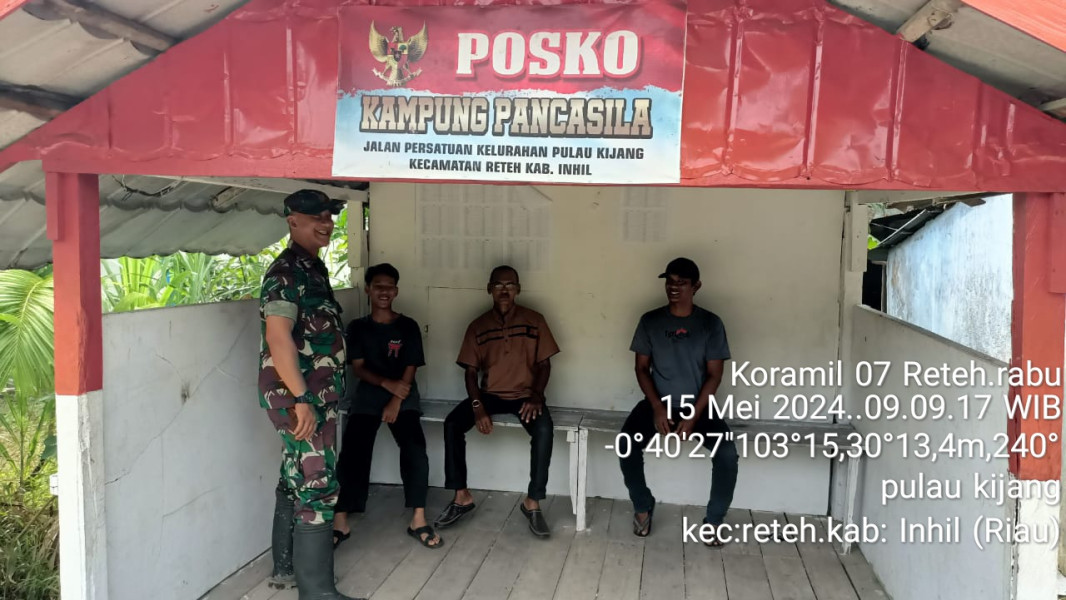 Koramil 07/Reteh Jalin Silaturahmi dan Jaga Hubungan Baik Antar Sesama