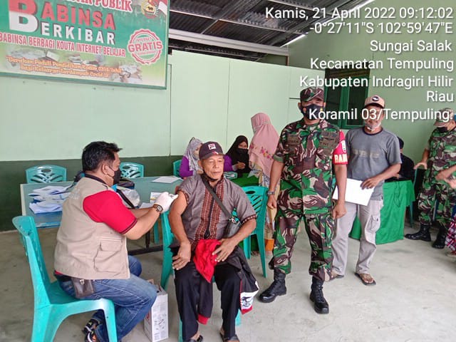 Koramil 03/Tempulimg Buka Layanan Vaksinasi Setiap Hari untuk Masyarakat