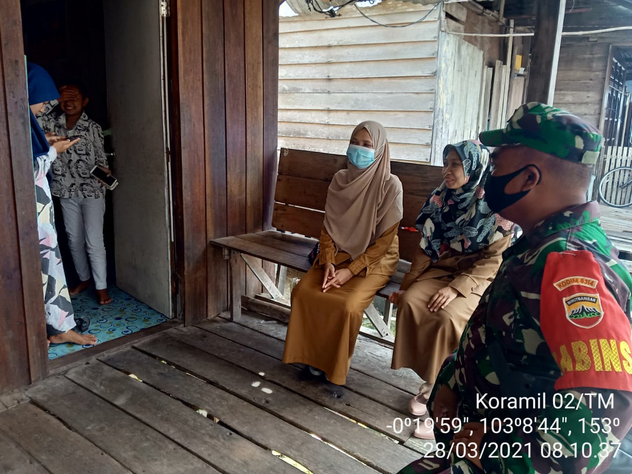 Jalin Sinergitas, Koptu Yuli Hendra Rutin Lakukan Komsos dengan Warga Binaan dan Aparat Desa