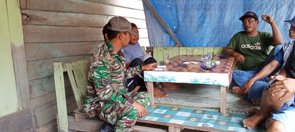 Bangun Kerjasama Yang Baik Bersama Babinsa Koramil 09/Kemuning