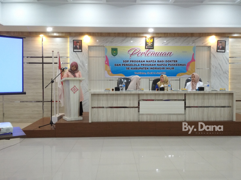 Dinkes Inhil Gelar Pertemuan SOP Napza Bagi Dokter dan Pengelola Program Napza Puskesmas