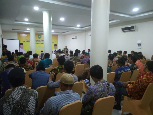 Dinas PMD Riau Gelar Pelatihan Aparatur Pemerintah Desa di Tembilahan