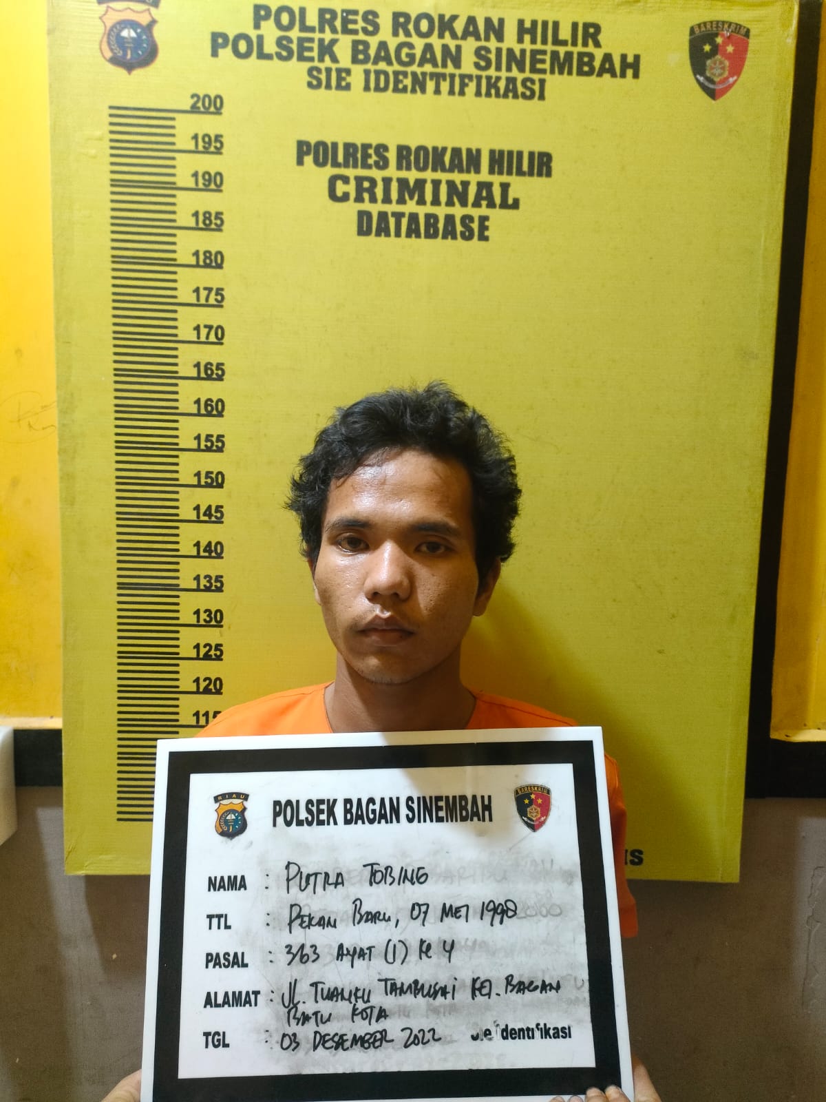 Dua Pencuri Sepeda Motor di Bagan Batu Berhasil di Ringkus Tim Opsnal Polsek Bagan Sinembah