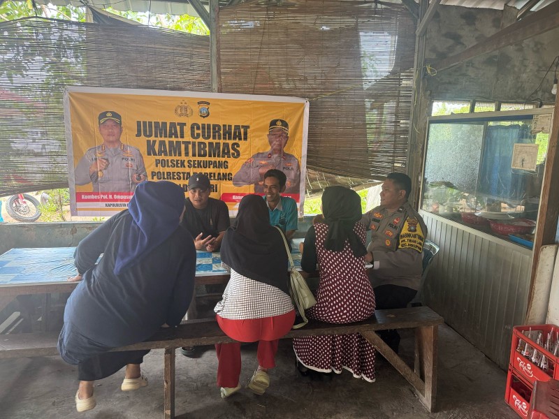 Polsek Sekupang Gelar Jumat Curhat, Warga Sampaikan Aspirasi Kantibmas