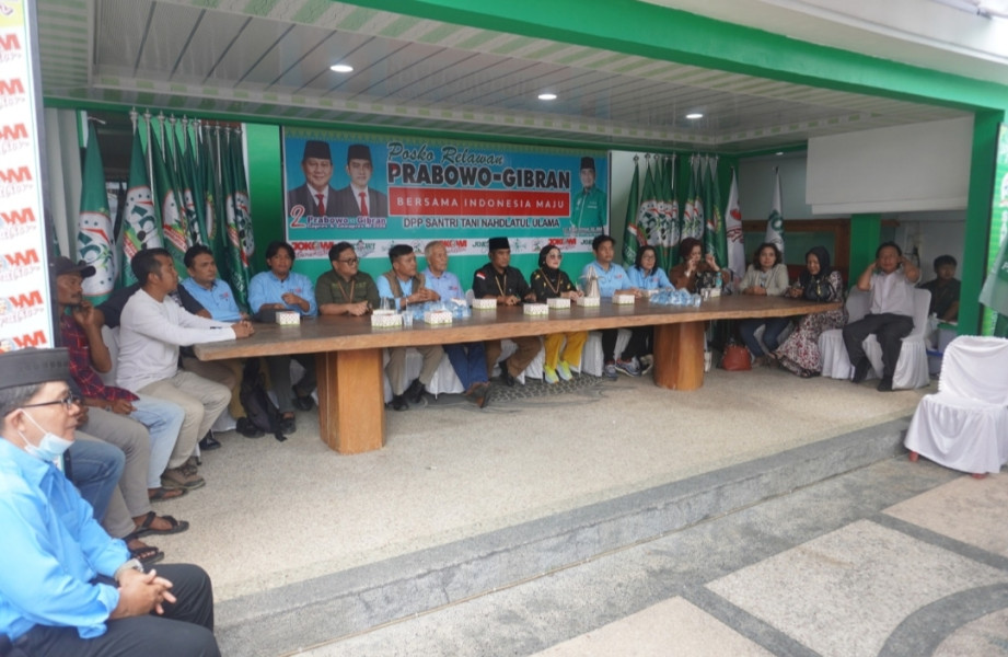 Satu Lagi, Deklarasi Santri Tani NU Dukung Prabowo Gibran dan Peresmian Posko Pemenangan