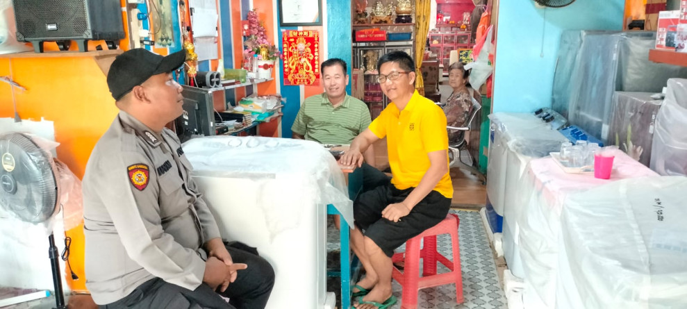 Kasium Polsek Gaung Bripka Iwan Riyadi Laksanakan Cooling System Dalam Rangka Operasi Mantap Praja Tahun 2024