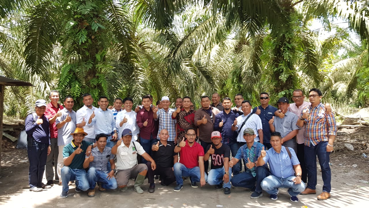 Stuban ke KUD Danau Lancang Indah, Pengurus KBBDM Belajar Manajemen Bagi Hasil Kebun Plasma Sawit