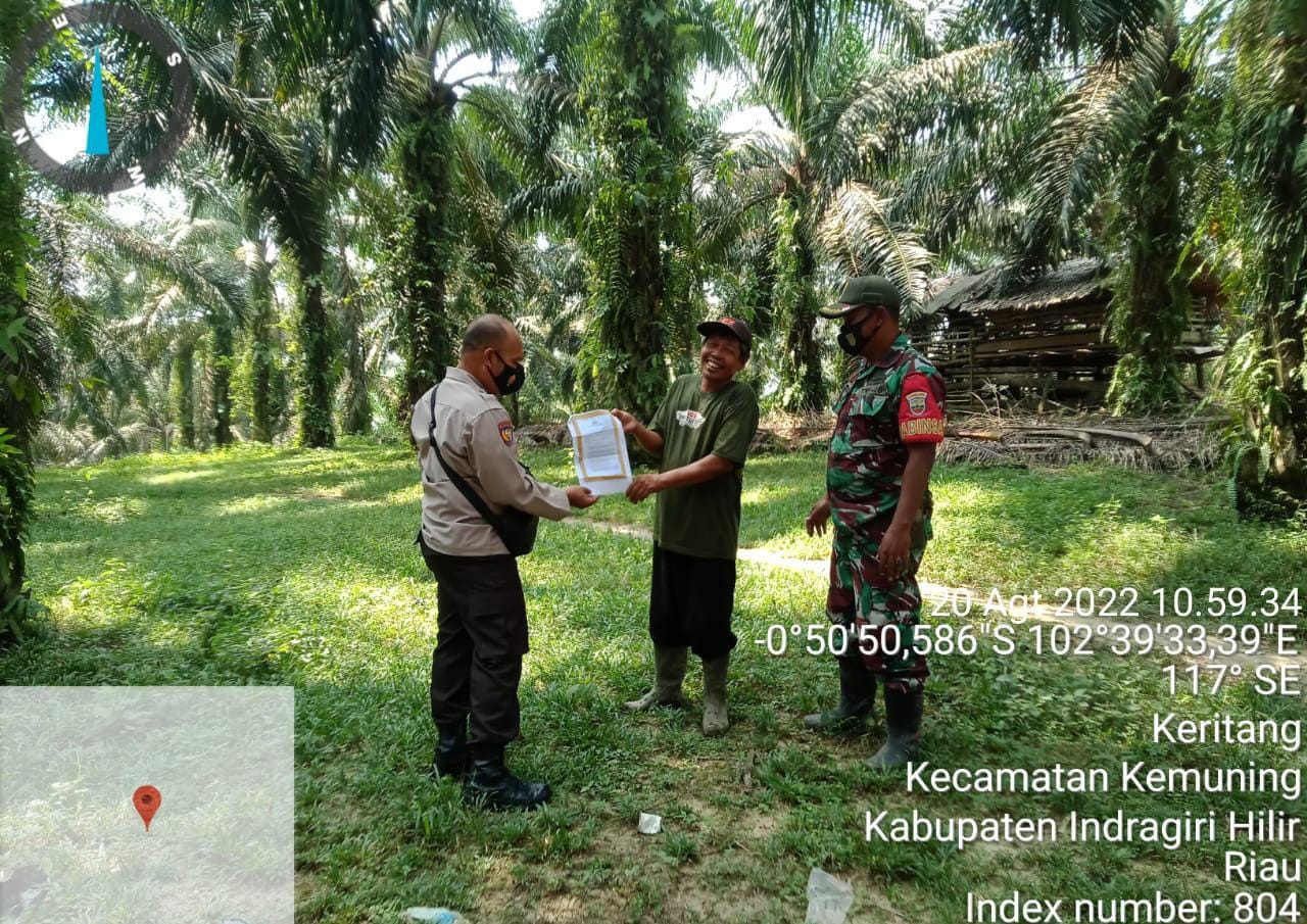 Patroli Rutin Karlahut Oleh Babinsa Koramil 09/Kemuning di Wilayah Binaan