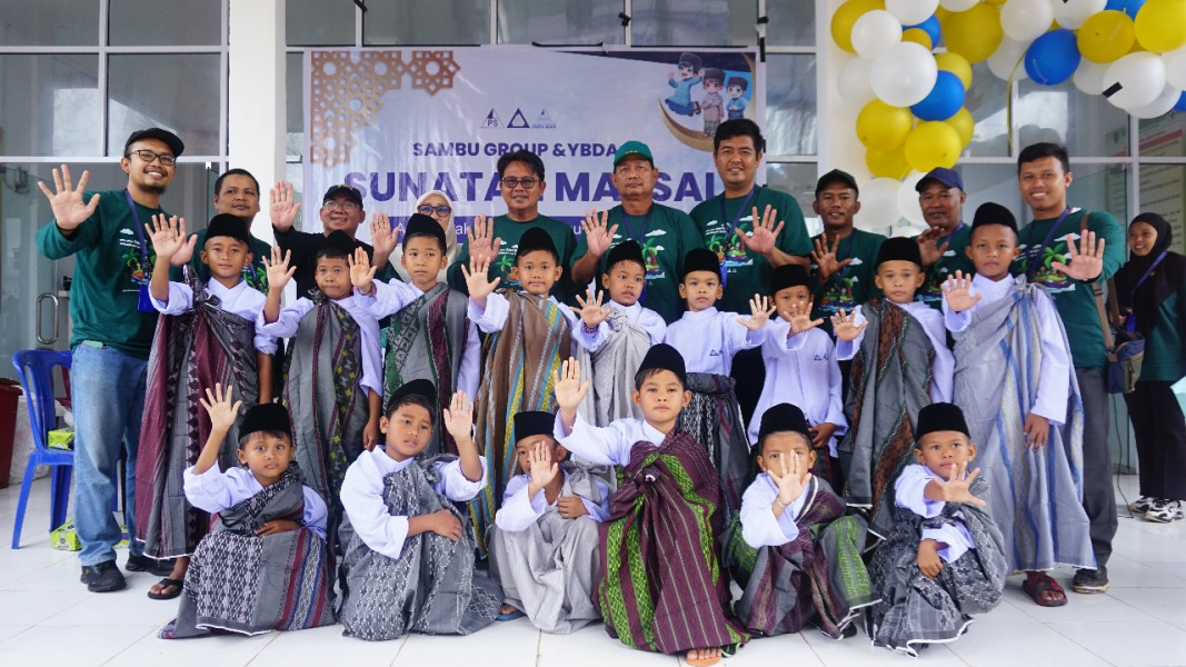 Sambu Group dan Yayasan Bahtera DwipaAbadi Adakan Sunatan Massal di Tiga Wilayah Operasional Perusahaan.