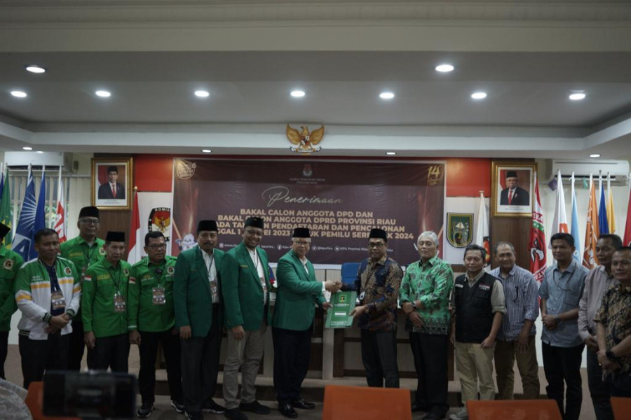 DPW  PPP Riau Daftar Caleg DPRD Riau Diiringi Suara Takbir