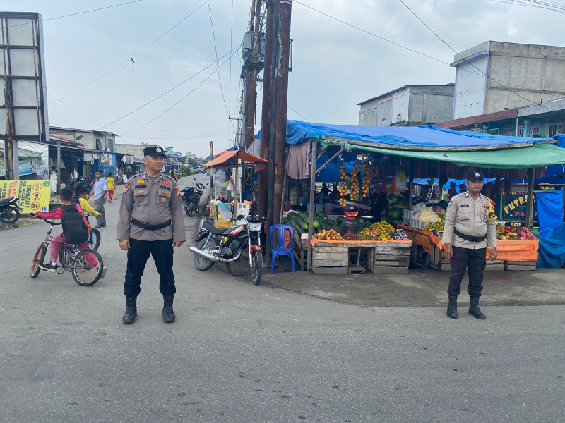 Demi Mewujudkan Pilkada Damai, Polsek Kempas Tingkatkan Patroli Dialogis