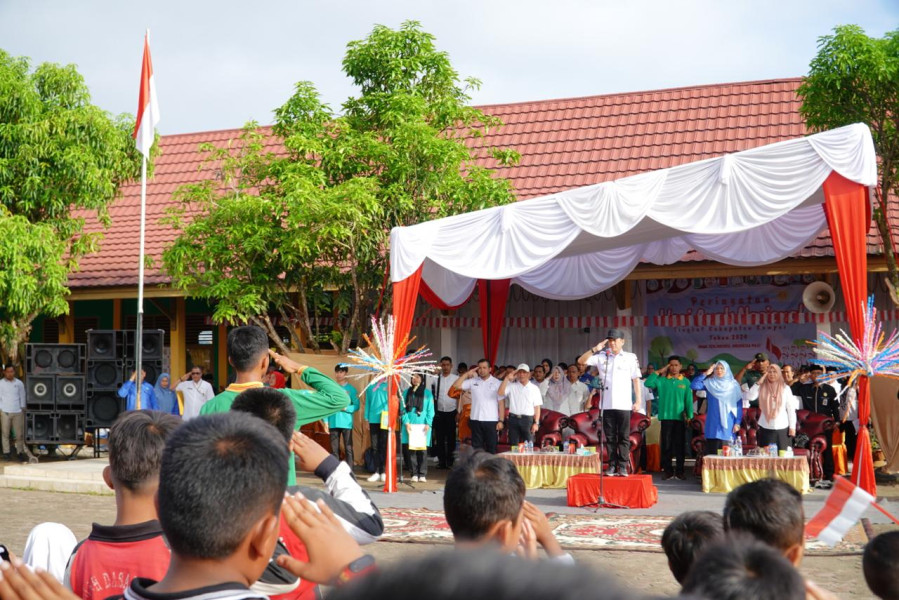 Dalam Upacara Peringatan HAN Ke-40, Pemkab Kampar Komitmen Terhadap Perlindungan dan Pemenuhan Hak-hak Anak